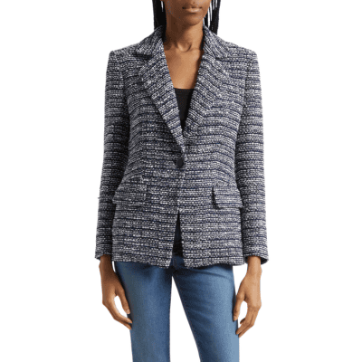 blazer de tweed