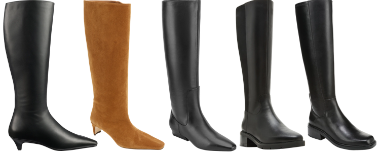 colagem de botas de cano alto da promoção de aniversário da Nordstrom de 2026