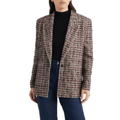 blazer de tweed