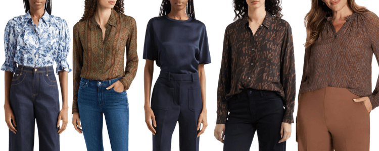 colagem de blusas no NAS