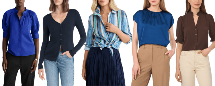 colagem de blusas no NAS