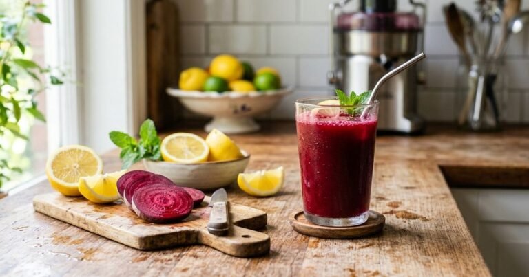 Suco de beterraba com limão pode transformar seu treino e ainda melhorar a aparência da pele; veja como preparar
