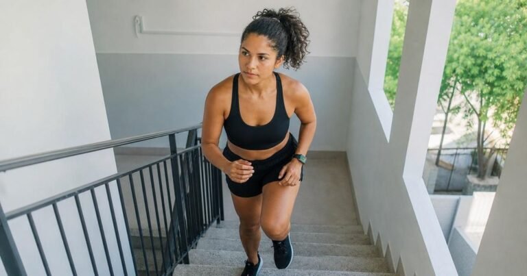 Subir escadas 15 minutos por dia, todos os dias, queima mais de 30.000 calorias por ano.