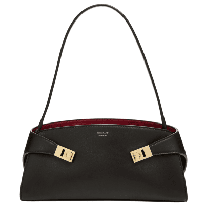 bolsa leste-oeste preta da Ferragamo