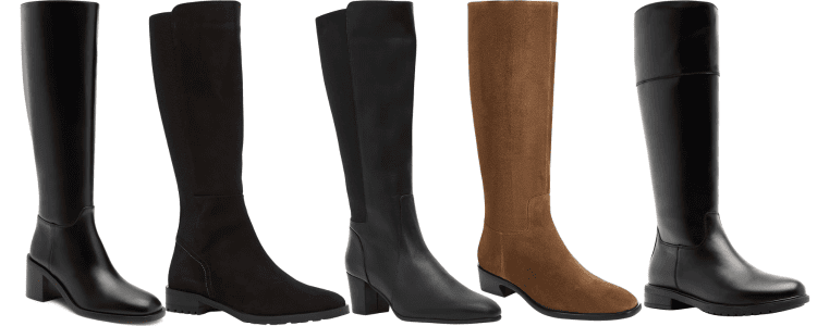 colagem de botas de cano alto da promoção de aniversário da Nordstrom de 2026