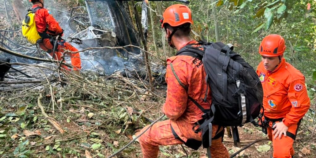 Vítimas colombianas de acidente com helicóptero eram da mesma família