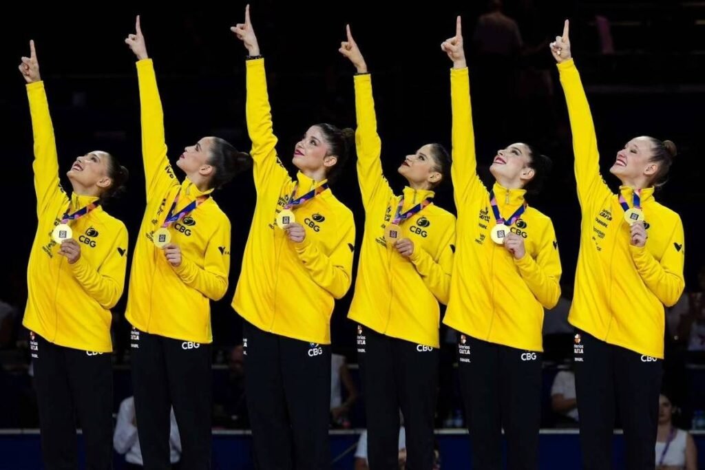 Brasil leva dois ouros no Mundial de ginástica rítmica – 16/08/2026 – Esporte