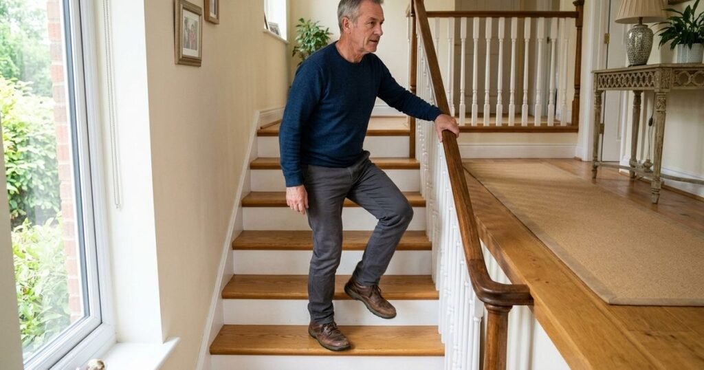A partir dos 50 anos, exercícios como subir escadas e levantar-se de uma cadeira ganham uma relevância especial para conservar a força e a mobilidade.