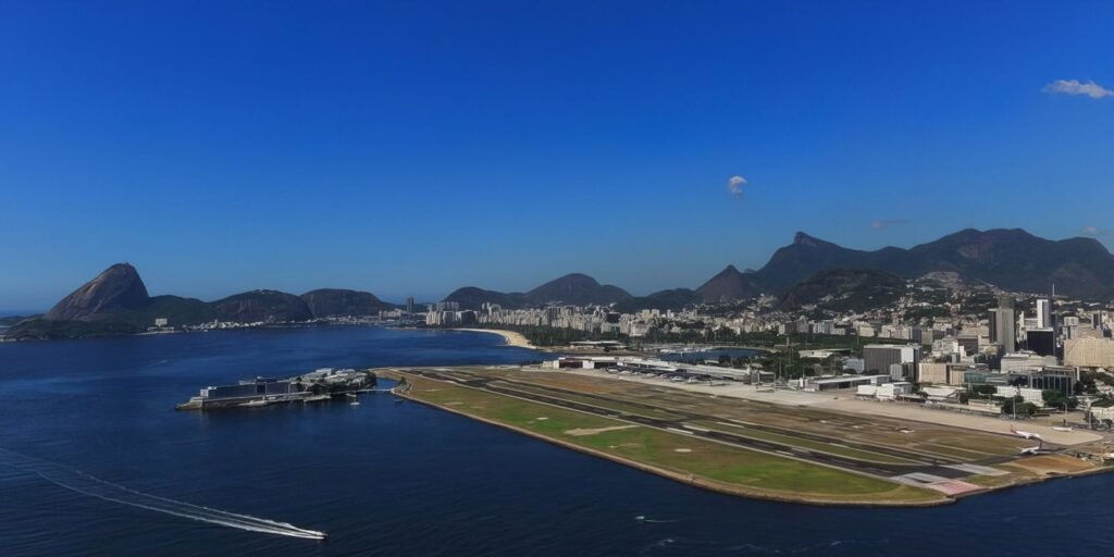 Passageiros são realocados após avião sair da pista no Santos Dumont