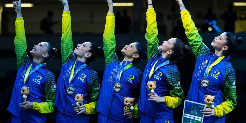 Brasil começa disputa do Mundial de Ginástica Rítmica na Alemanha