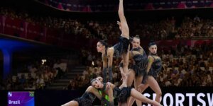 Brasil conquista dois títulos inéditos em ginástica rítmica