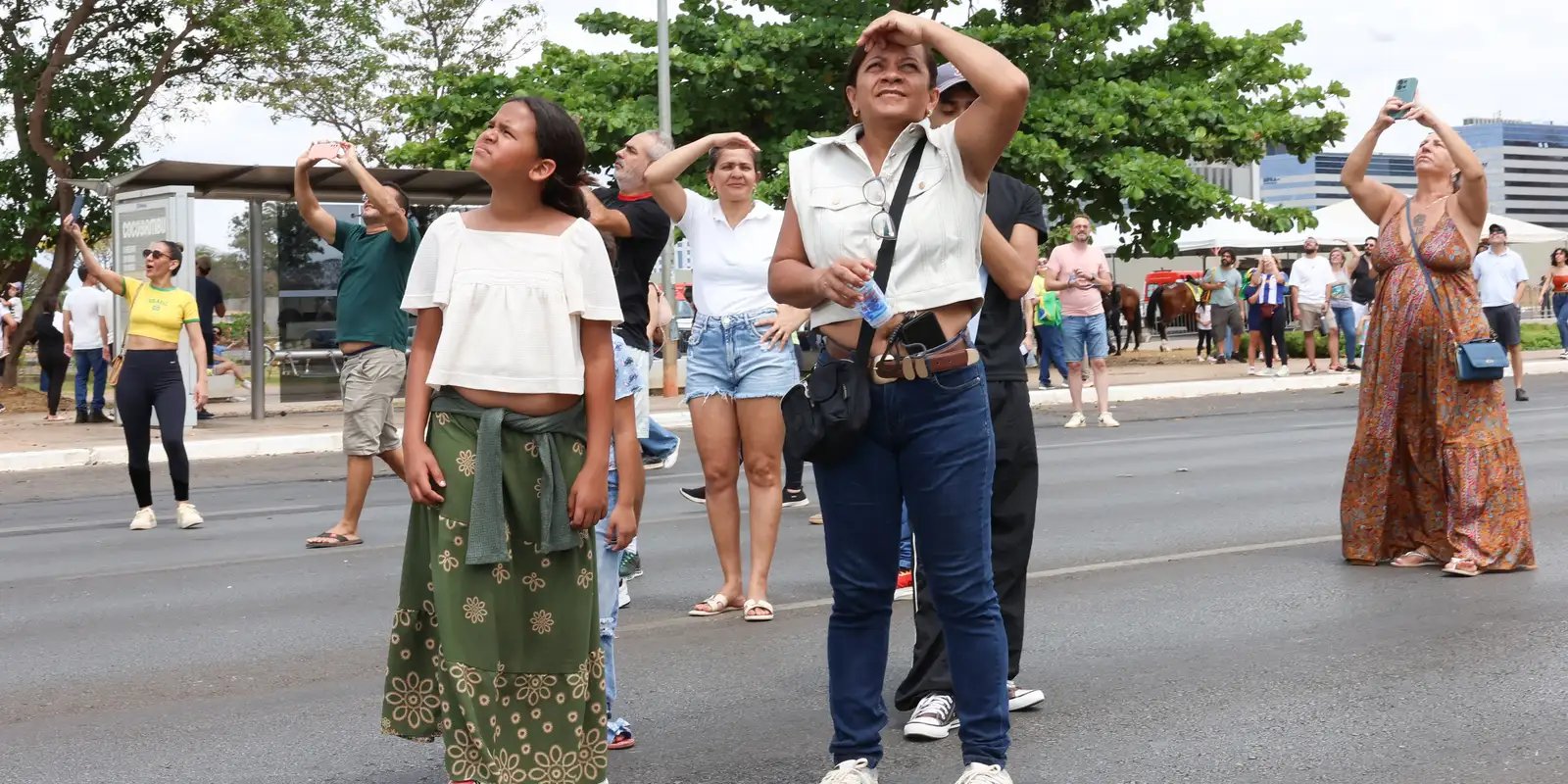 Milhares acompanharam o desfile de 7 de Setembro em Brasília