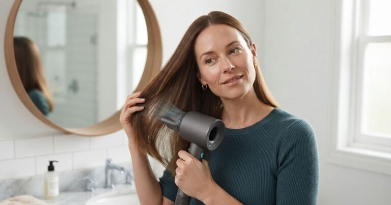 Se você tem o cabelo fino, secar o cabelo com a função de ar frio reduz o dano por calor, aumenta seu brilho e diminui o frizz.