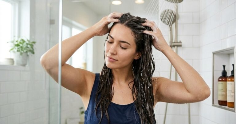 Como lavar o cabelo para conseguir brilho sem danificar o couro cabeludo