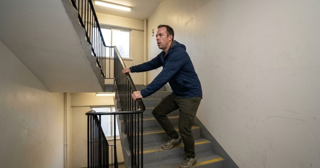 Subir escadas gasta o dobro de energia por minuto de uma caminhada em ritmo moderado