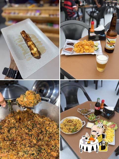 Pratos servidos no Tropeiros gastrobar em Trindade