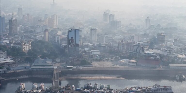 Manaus cancela programação de 357 anos por causa da fumaça