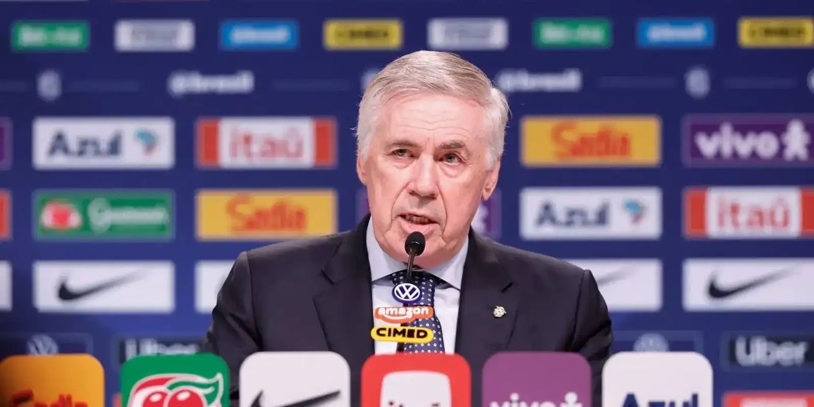Ancelotti convoca jogadores para amistosos da Seleção Brasileira