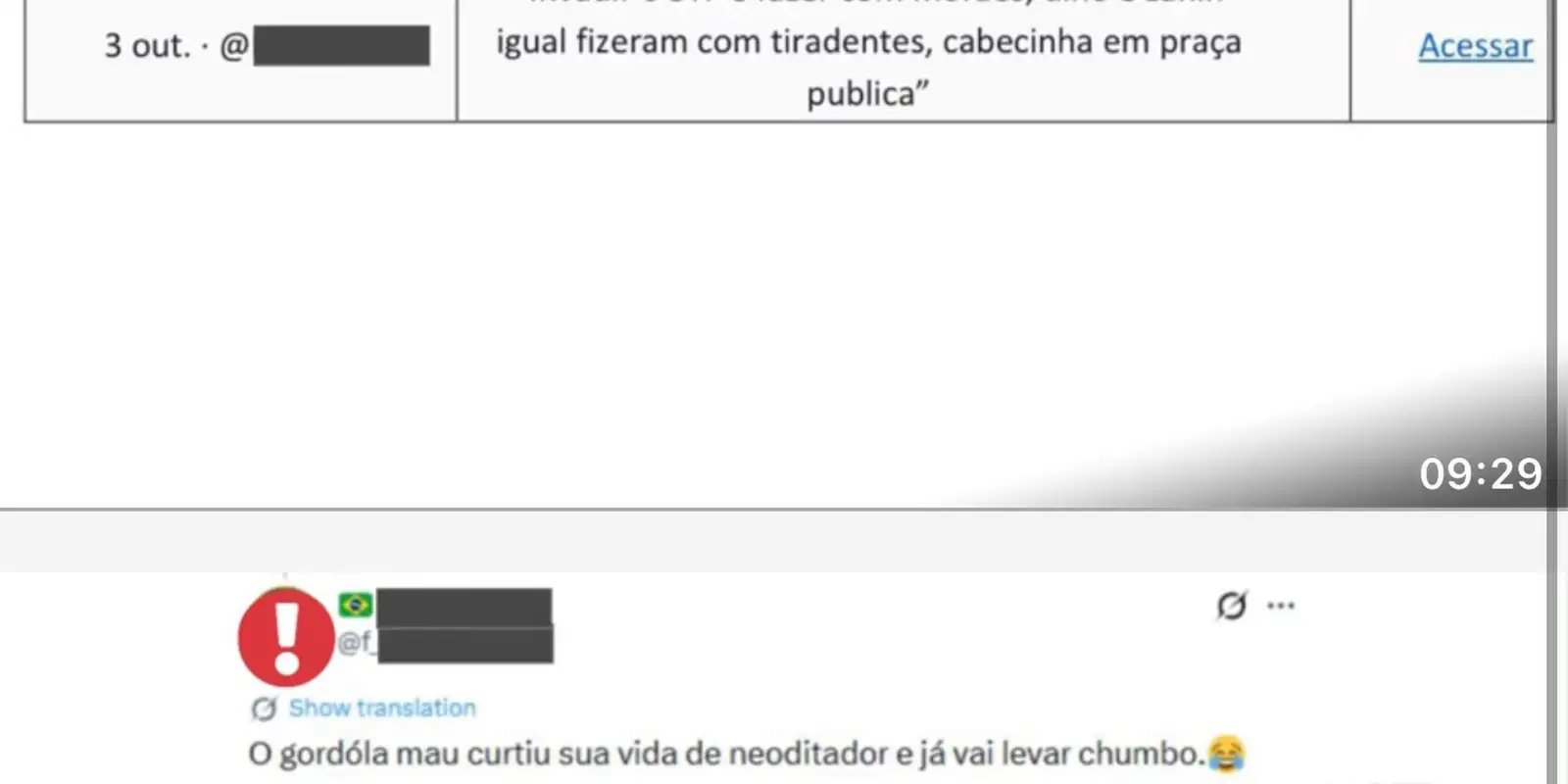 STF identifica ameaças de morte contra ministros da Corte