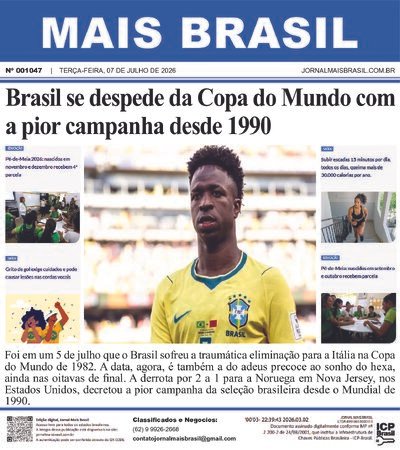 Capa Jornal Mais Brasil Edição 001047